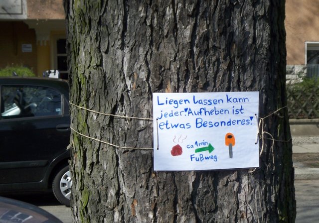 Friedenau räumt auf